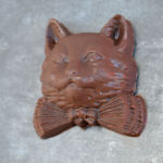 Katzenkopf aus Schokolade