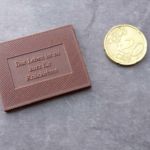 Schokoladentafel mit Spruch